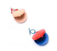 Beaupretty 4 Castagnette Legno per Strumenti Musicali Percussione per Educazione Precoce Design Ergonomico e Sicuro Suono Naturale per Coordinazione Mano Occhio