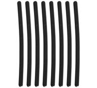 Beaupretty 4 Paia Gommini per Stecche Occhiali in Silicone Nero | Leggeri e Flessibili, per Occhiali da Vista, Hiking e Hunting, Accessorio per Lenti