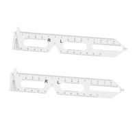 Beaupretty 4 Pcs Eye Pupil Distance Righello Lente Di Ingrandimento Distanza Righello Per Occhiali Strumento Di Misura Pd Ottico Esterno Micrometro Pupilla Ottica Righello Di