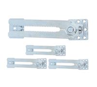 Beaupretty 4 Pezzi Connettore ed Elimina Spazi in Ferro Argento, Blocco Regolabile per Divano a Forma di Angolo e Curva, Riduce Rischi di Ribaltamento per Mobili Modulari per Lounge Ufficio