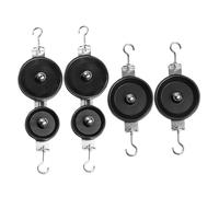 Beaupretty 4 pezzi Kit Sistemi di Pulegge per Lezioni di Meccanica e Fisica Attrezzatura Educativa con Pulegge Singole e Doppie per Esperimenti Scolastici di Laboratorio Meccanica