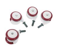 Beaupretty 4 Pezzi Ruote Silenziose Rotanti Design Antiscivolo per Superfici e Sviluppo Motorio