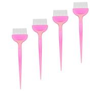 Beaupretty 4 Pezzi Spazzole per Colorazione Kit per Parrucchieri con Pettine per Tinta e Maschera per Lunghi e Corti Domestico e Salone
