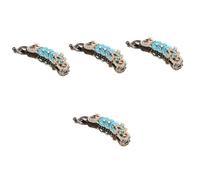 Beaupretty 4 Pz Clip a banana con strass barrette forcine molletta fermagli a banana fermagli per a banana per fini accessori per per folti da donna