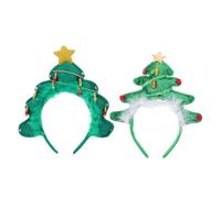 Beaupretty 4 Pz Fascia Natalizia Scatole Portaoggetti a Forma Di Cuore Mini Tromba D'aria Copricapo Natalizio Fascia Per Costume Natalizio Fasce Luminose Natalizie Fascia Di Tessuto