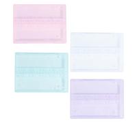 Beaupretty 4 pz Nail Drill Bit Holder Organizer Professionale Nail Art Lucidatura Grinding Drill Bit Holder Display Storage Box, 14 fori