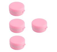 Beaupretty 4 Pz Spazzola da bagno in silicone scrubber strumento per il bagno del corpo spazzola lavatesta pulito spazzola per shampoo spazzola per il corpo massaggiatore bambino rosa