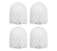 Beaupretty 4 Pz Testina sostitutiva per scopino WC detergenti testina per il bagno ricambi scopino wc Ricambi spazzolino WC detergente per water testine di ricambio accessorio da bagno pulito
