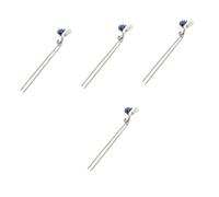 Beaupretty 4 Pz tornante barrette hair clip Banchetto bastoncini floreali per chignon accessori d'epoca bacchette cinesi molletta accessori per cinesi forcina per chignon lega