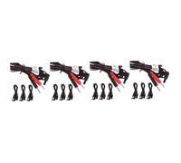 Beaupretty 4 Set Di Cavi Per Dispositivi Di Collegamento Per Macchine Per Massaggi Pin Da 2 Mm in Pvc E Rame 4 Pezzi*4