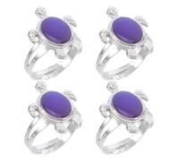Beaupretty 4 Set Termocromico 'umore Cambia Colore Tartarughe Marine Per 'umore Per 4 Pezzi * 4