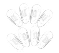 Beaupretty 4paia Naselli in Silicone Morbido Antiscivolo Per Proteggi Naso Comodo Per e Sole Impugnatura Per Sport e