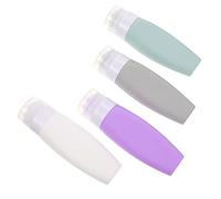 Beaupretty 4pezzi Bottiglie Squeeze Ricaricabili Per Shampoo e Lozione Contenitori Impermeabili Per Cosmetici Per e Utilizzo