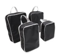 Beaupretty 4Pezzi Cubi Comprimibili Viaggio Organizer per Valigia Leggeri e per Viaggi Vacanze Escursioni e Campeggio Protezione con Chiusura Zip