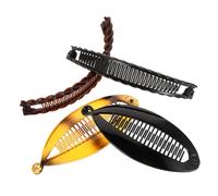 Beaupretty 4pezzi Fermagli Per Banana Per Donne e Ragazze Clip Per Stile Retro Accessori Per Acconciature Pratici e Versatili