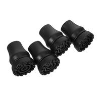 Beaupretty 4pezzi Gommini in Gomma di Ricambio Copripiedi Antiscivolo per Bastoni da Passeggio e Trekking Compatibili Bastoncini