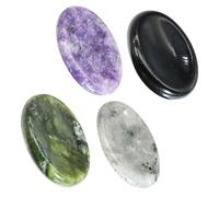 Beaupretty 4pezzi Gua Natural Stone Per Pietre Per e Scraping Plate Per e Worry Stone Per e Stress Strumento Portatile Per Trattamenti