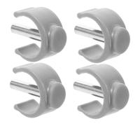 Beaupretty 4pezzi Morsetto Forma c Per Bastone Clip Ricambio Per Stampelle Accessori in Plastica Per Deambulatore Supporto Per Bastone Fibbie Per Stampelle
