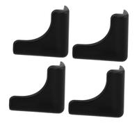 Beaupretty 4pezzi Protezioni Angoli Mobili in Silicone Morbido Paraspigoli Per Tavoli e Cucina Angoli Protettivi Anti-urto Facili Da Installare Per Casa e Nero