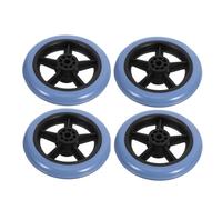 Beaupretty 4pezzi Ruote Anteriori Girevoli Gradi Per Sedia Rotelle Sostituzione Cuscinetti Parti Resistenti Per Impieghi Gravosi Rulli Di Ricambio Per Deambulatore