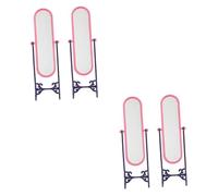 Beaupretty 4pezzi Specchietto Mini Per Decorazione Casa Accessorio Per Giocattoli e Regali Per