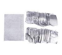 Beaupretty 5 Confezioni Cuscinetti Per Rimuovere Le Unghie Kit Detersivo Parà Ammorbidire Il Solvente Per Smalto Gel Sbucciare Chiaro Impacchi Per Rimuovere Lo Smalto Polacco Foglio Silver