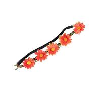 Beaupretty 5 Pezzi Decorazioni Per Feste Tropicali Banca Della Testa Di Fiori Decorazione Fascia Di Girasole Fascia Floreale Copricapo Di Girasole Fiori Hawaiani Per Hawaiano Orange