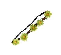 Beaupretty 5 Pezzi Fascia Floreale Hawaiana Ghirlanda Banca Della Testa Di Fiori Copricapo Di Ghirlande Di Girasole Copricapo Di Fiori Finti Girasoli Decorazioni Decorazione Green