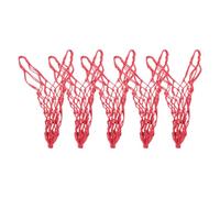 Beaupretty 5 Pezzi Hanging Chicken Net Feeder, Cabbage Feeder For Chickens, Borsa Rete in Poliestere con Gancio, Rosso, Grande Capacità, per Galline e Anatre, per Pascoli e Pollai All'aperto
