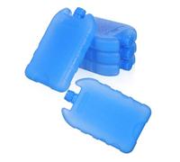 Beaupretty 5 Pezzi Impacco di Ghiaccio Riutilizzabile per Ventole di Raffreddamento e Contenitori per Pranzo, Materiale PE Blu, per Campeggio e Camera