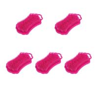 Beaupretty 5 Pezzi Pettine del meridiano del cuoio capelluto massaggiatore cuoio capelluto hair brush spazzola per scrubber per shampoo spa lavasciuga doccia per il corpo lavatesta