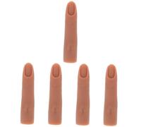Beaupretty 5 Pz Stampo Per in Silicone Per Nail Art Pratica Delle Unghie Delle Dita Pratica Dito Unghia Del Dito Pratica Delle Dita Delle Unghie in Acrilico Dita Finte Gel Di Silice