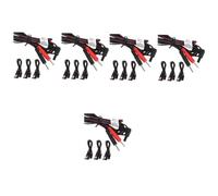 Beaupretty 5 Set Cavo Dell'elettrodo Connettori Pin Da 2 Mm Cavo Per Macchina Le Macchine Terapeutiche Collegano I Cavi Fili Conduttori Per Macchina Per Fisioterapia Filo Di Rame 4 Pezzi * 5