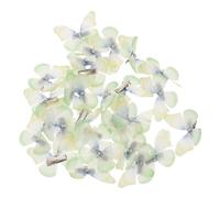 Beaupretty 50 Pezzi Fermagli Farfalla in Tulle Doppio Livello Verde Accessori Capelli per Donna e Bambina Clip Decorativa per Matrimoni Halloween e Scuola Clip Capelli Farfalla Realistica e