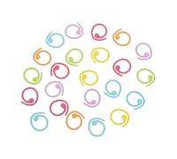 Beaupretty 50 Pezzi Segnapunti in Metallo per Maglia e Uncinetto, Marcatori Rimovibili Leggeri Colorati, Anelli Portatili per Lavori a Maglia, Uncinetto e Ricamo, per Artigianato e Cucito