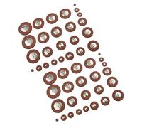 Beaupretty 56 Pezzi Kit da Pz Cuscinetti per Sassofono in Materiale Professionale per Riparazione Chiavi e Bocchini Pad per Strumenti Fiato come Trombone e Clarinetto Facili da Installare e