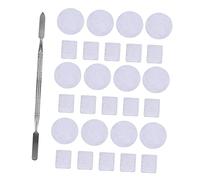 Beaupretty 56 Pezzi Tavolozza Trucco Adesivi Circolari Macchina Magneti Spillo Perni Forniture Magnete Adesivi Per Unghie Tavolozza Cosmetica Vuota Pulsanti Armadietto Acciaio Inossidabile