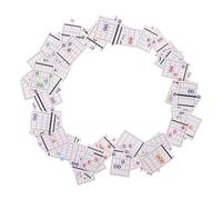 Beaupretty 57 Pezzi Carte Accordi Chitarra per Principianti Guida Istruttiva Portatile con Diagrammi Facili Accordi Musicale per Pratica e Apprendimento Flessibile