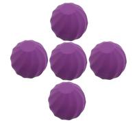 Beaupretty 5pezzi Contenitori Ricaricabili Per Balsamo Labbra Sferici Da Tubetti Plastica Per Lucidalabbra Fai Te Pratici e Eleganti Per Cura Labbra The-go
