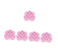 Beaupretty 5pezzi Massaggiante Per Capelluto Silicone Brush Per Shampoo Bagnato e Asciutto Rimuove Dandruff e Morta La Dei e Del Capelluto Colore Rosa