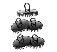 Beaupretty 5pezzi Spazzola Portatile Per Capelli in Plastica Morbida Piccola Spazzola Per Capelluto Stimolante Per Capelluto Strumento Per Massaggio Del