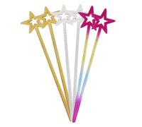 Beaupretty 6 Bacchette Magiche per Bastoni da Angelica in Colori e Accessori Cosplay per Feste Compleanni e Spettacoli Scenici