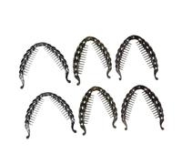 Beaupretty 6 Pezzi Clip per Banana Fermagli Antiscivolo per Acconciature Donne e Ragazze Accessori Eleganti per Sottili e Stile