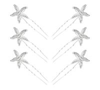 Beaupretty 6 Pezzi copricapo da sposa forcine di strass aereo per unghie decorativo Accessori matrimonio Accessori eleganti accessori per gioielli per con stelle da sposa