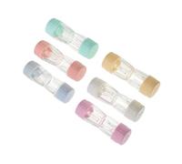 Beaupretty 6 Pezzi Custodia per Lenti Contatto Doppia Contenitore Compatto e Portatile per Viaggio Design Igienico con Scomparti Separati e Distintivi per Mantenere Umidità e Pulizia