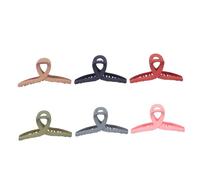 Beaupretty 6 pezzi Fermagli Capelli Donna Grandi Antiscivolo Clip Artigli per Capelli Spessi e Sottili per Bagno e Viaggi