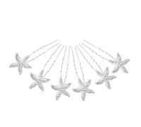 Beaupretty 6 Pezzi Fermagli per a Forma di Sirena da Sposa Set di Forcine a Forma di U per Donne E Ragazze Eleganti Accessori per da Sposa per Feste di Matrimonio