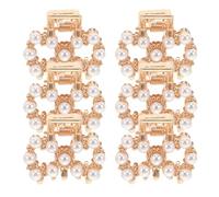 Beaupretty 6 Pezzi Fermagli per Chioma Perle Mini Mollette ad Artiglio Piccole Clip Antiscivolo Accessori per Chioma da Donna Portatili per Acconciature Quotidiane