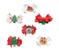 Beaupretty 6 Pezzi Forcine Di Natale Decorazioni Natalizie Clip Di Natale Fiocco Di Rossi Fermaglio Per Con Fiocco Fermagli Per Con Fiocco Di Natale Arco