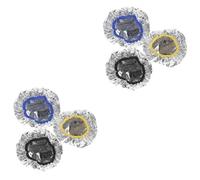 Beaupretty 6 Pz cuffia per la cura dei lavorazione cuffie per tappi di carta stagnola Scollegato maschera per forniture berretto per Cappello di carta stagnola